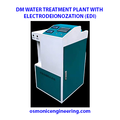DM water treatment plant with EDI